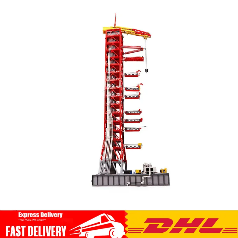 В наличии строительные блоки M10003 MOC J79002 Apollo Saturn V Launch пусковая Волшебная башня 3561
