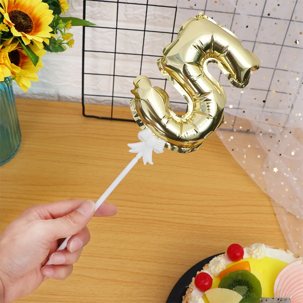 1/3 шт цветные акриловые из метала золотого цвета номер торт Топпер Baby Shower Детские сувениры на день рождение подарки инструменты для украшения праздника вечерние поставки