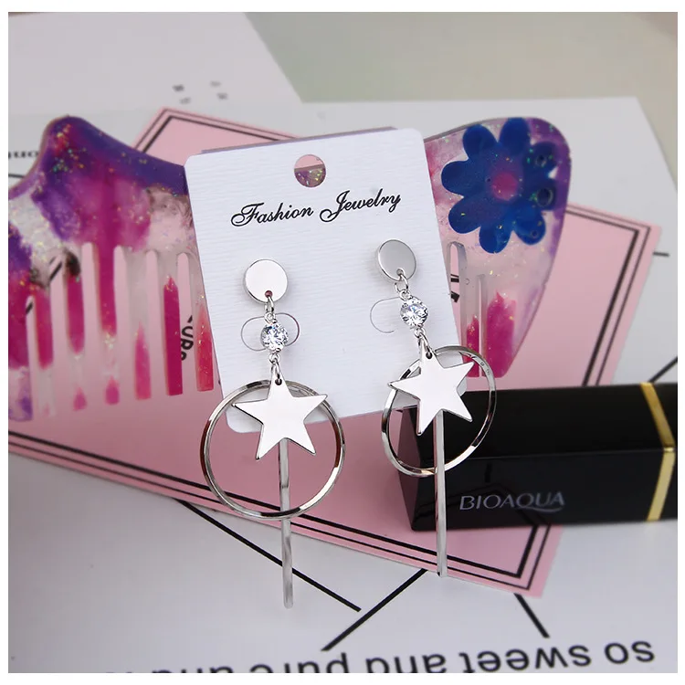 Женские длинные серьги кисточки из серебра 925 пробы|Серьги-гвоздики| |