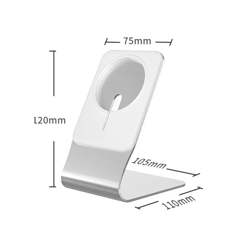 

Charger Holder for Phone 12 Stand Magnetic Wireless Charger Dock Base Desk Durable DU55