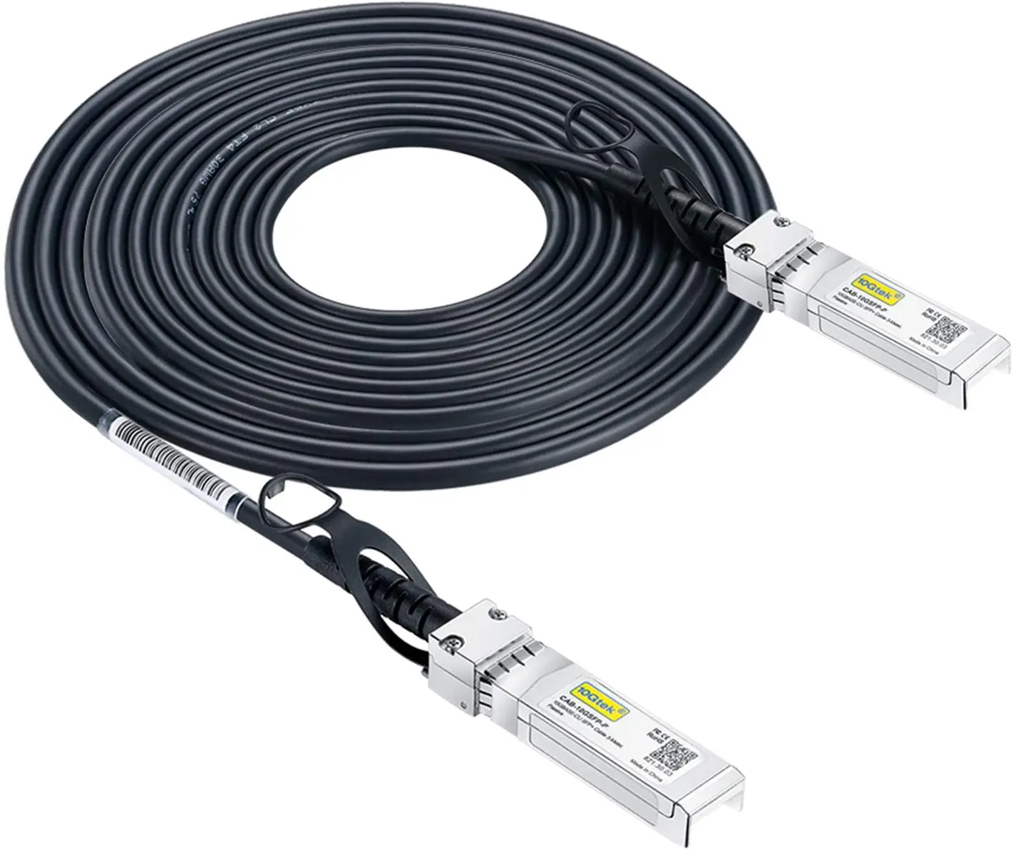 SFP+ DAC Twinax Cable, Passive, Compatible with Cisco SFP-H10GB-CU5M, Ubiquiti and More, 5 Meter(16.4ft)