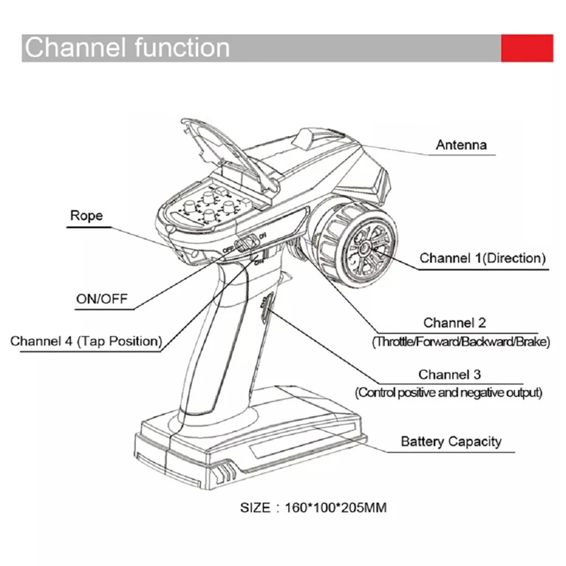 трансмиттер dumborc x6ax6bx6x5x4 24g 6ch с приемни