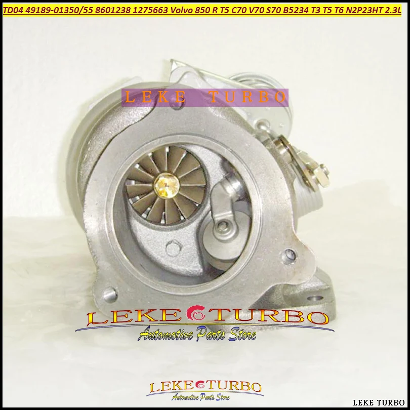 Turbocharger TD04HL 16T 49189 01350 01355 8601238 1275663 Turbo для VOLVO T5 R 850 C70 S70 V70 1996 05 B5234T N2P23HT 2.3L|turbocharger