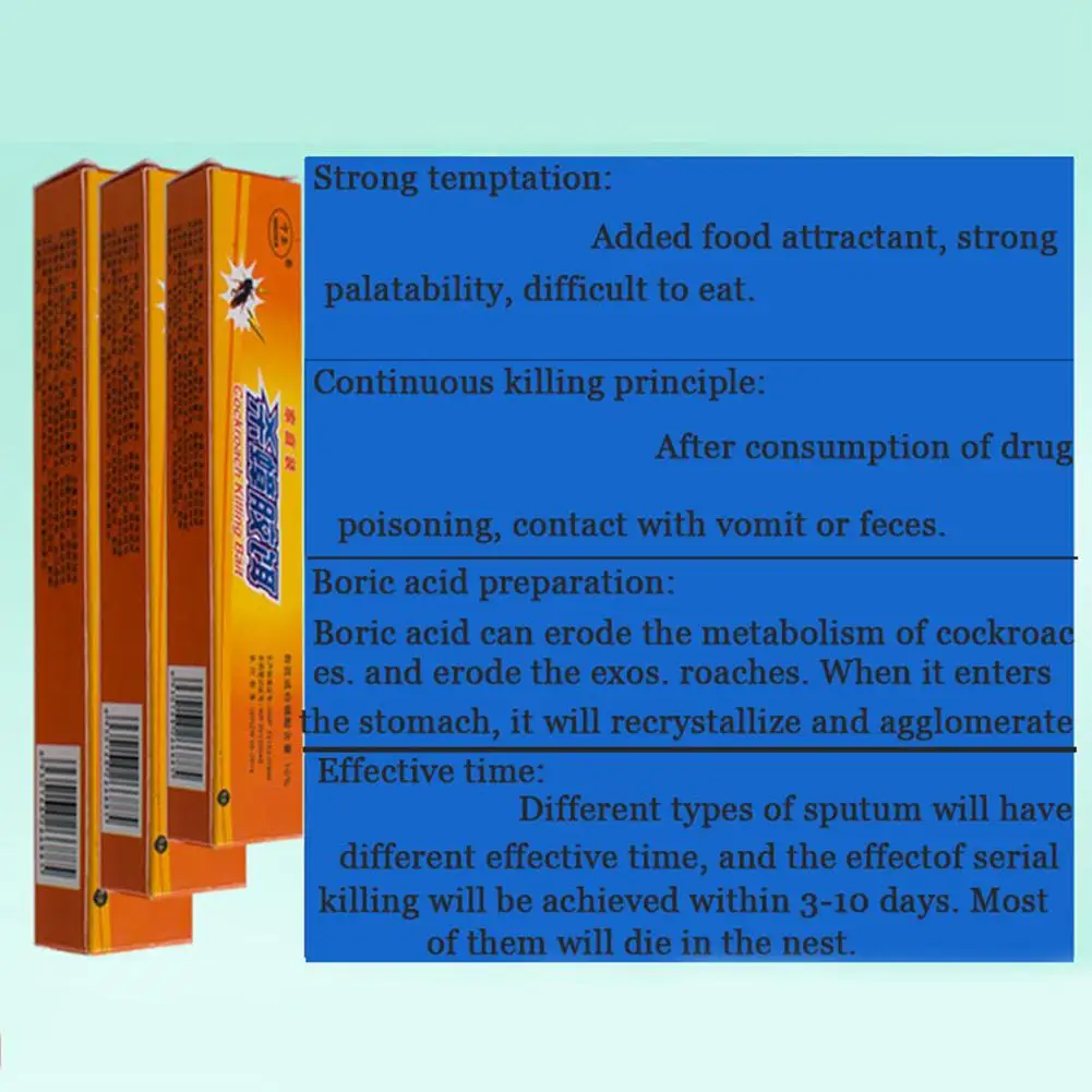 1 шт. от тараканов приманка для наживки приманки гель Кухня шприц ловушка комаров