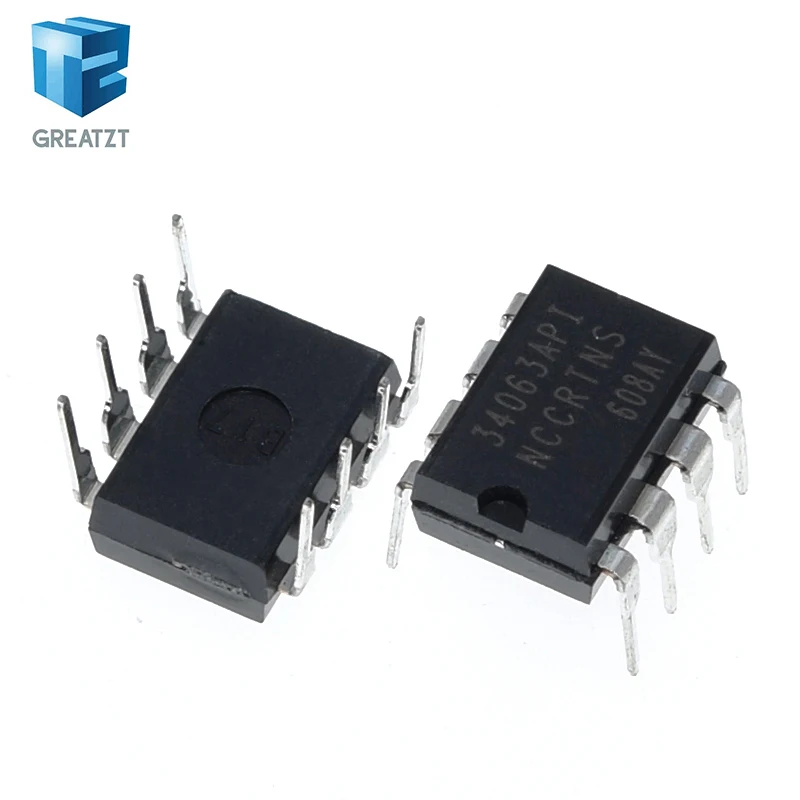 10 шт. MC34063API MC34063 34063 DIP8 DIP Boost или понижающий преобразователь постоянного