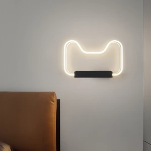 Cloud wall lamp modern minimalist creative personality light luxury Nordic lamps warm and romantic LED bedroom bedside lamp