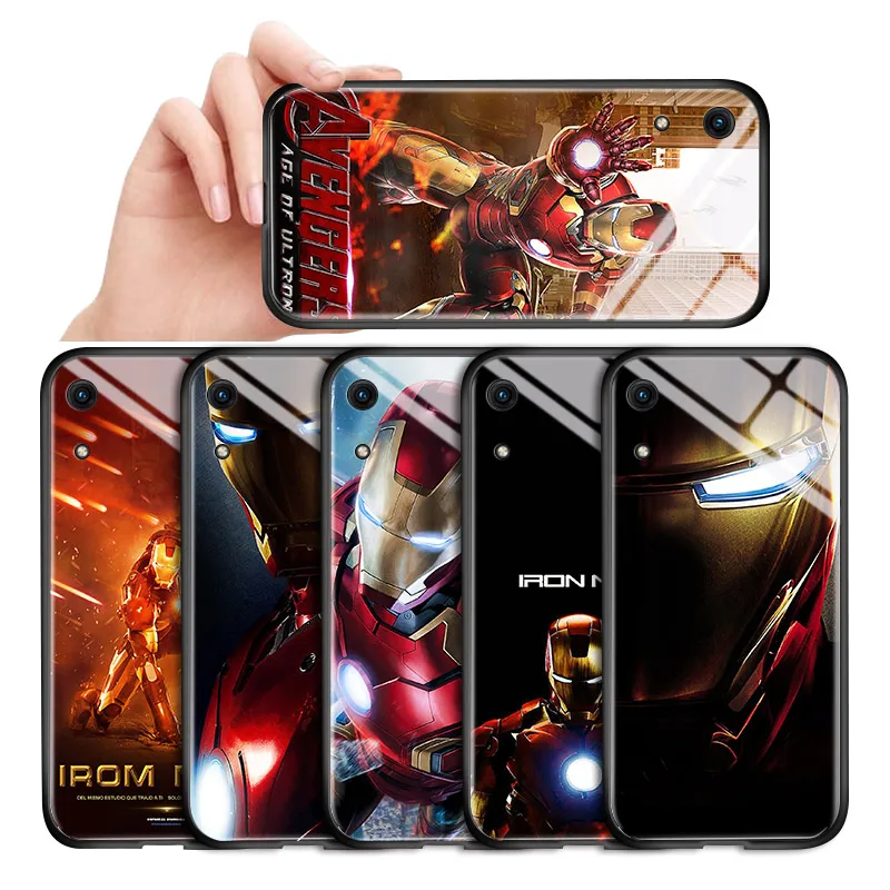 Чехол из закаленного стекла для Huawei Honor 20 Pro Play 7X 8X 8A 8C 9X 8 9 Lite 10 Marvel Avenger Superhero