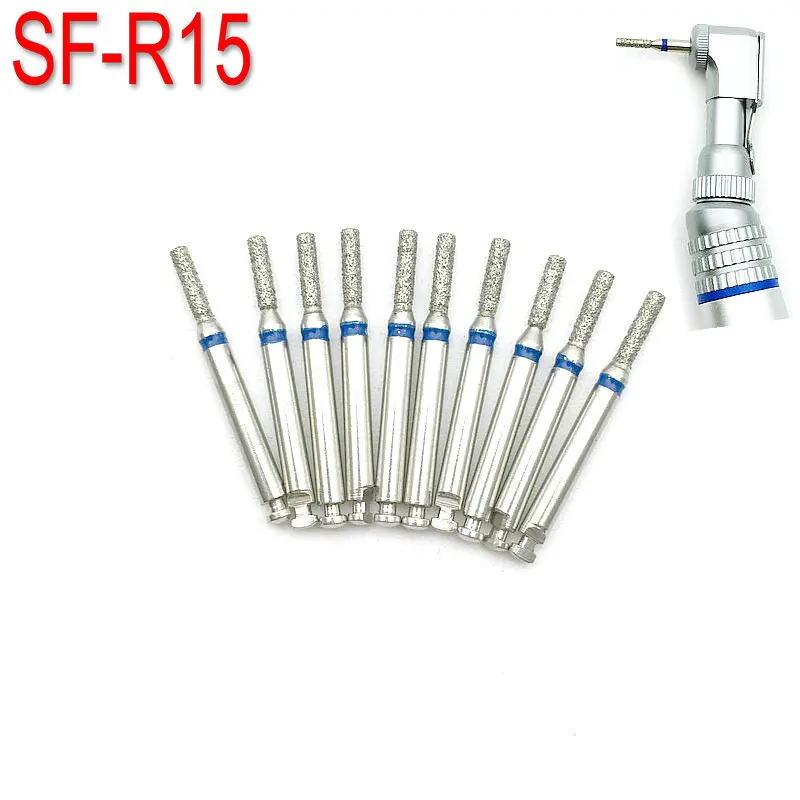 10 шт./кор. RA алмазные боры Стоматологические для низкоскоростного полировщика