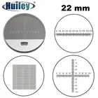 22 мм Диаметр микрометра, микроскоп, оптический окуляр, калибровка, перекрестная линейка, масштаб сетки для микроскопа, бинокль