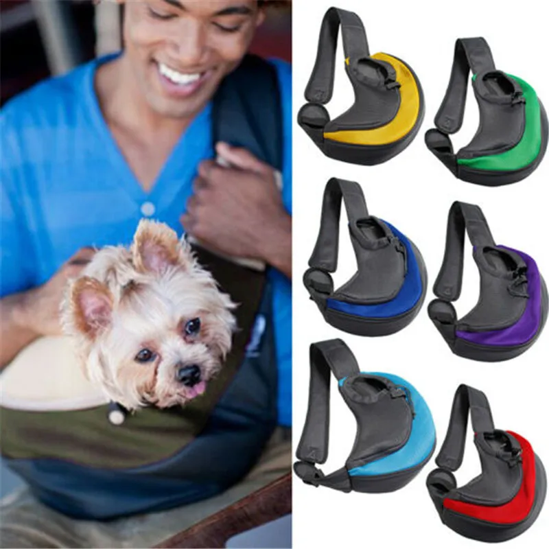 

Воздухопроницаемая переноска для собак, сетчатая сумка на плечо для улицы и путешествий с питомцами, тоут для кошек и щенков