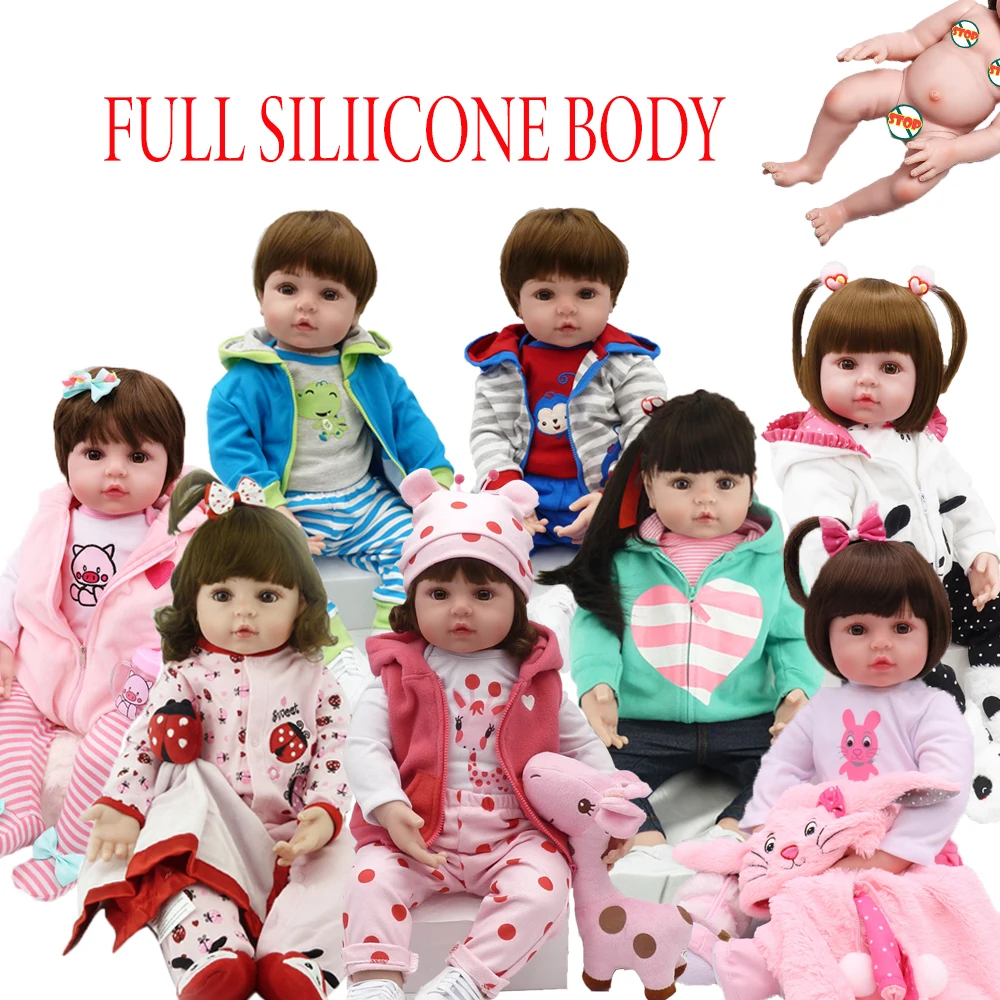 

Reborn Baby Doll 48 CM Baby Reborn Dolls Toys For Girls Lifelike Toddler Bebe Reborn Birthday Present