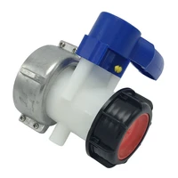 ibc tank container 1000l 75mm liters dn50 62mm to export male 2 inch garden home butterfly valve switch accessories tools hose