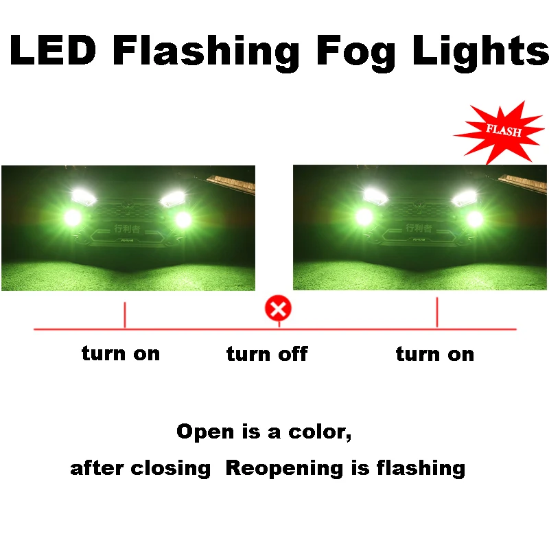 Комплект из 2 предметов H11 H8 Автомобильный Стробоскоп светодиодный лампы