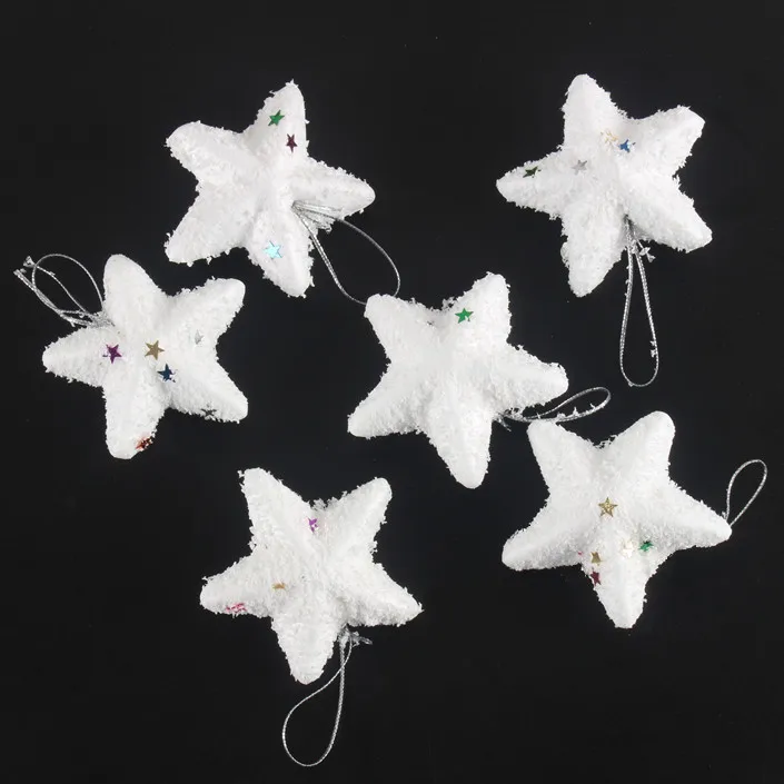 6 шт./партия см рождественские пены звезда Рождественская елка пентаграмма