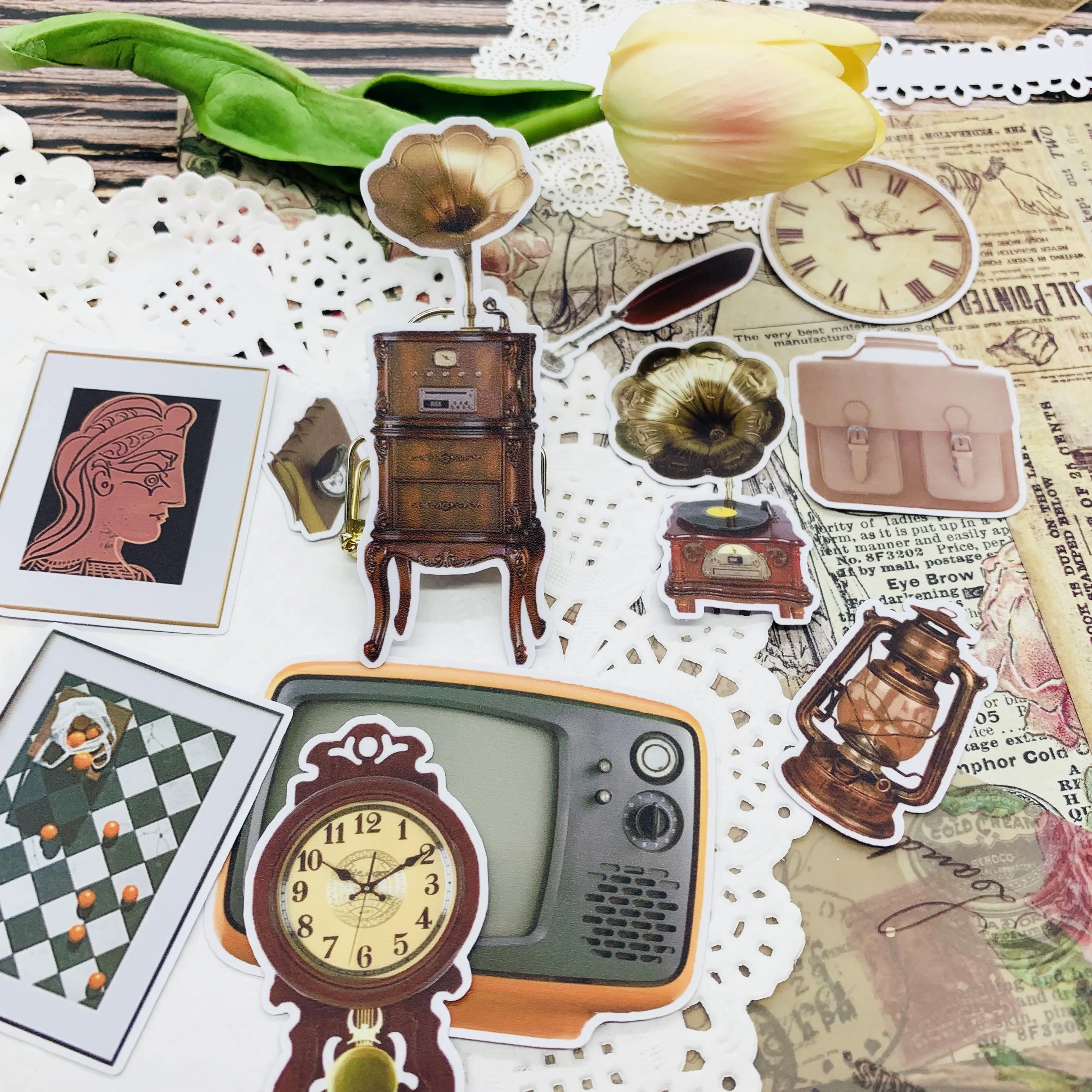 Старинная мебель Стикеры s ремесла и Скрапбукинг детские игрушки декоративная