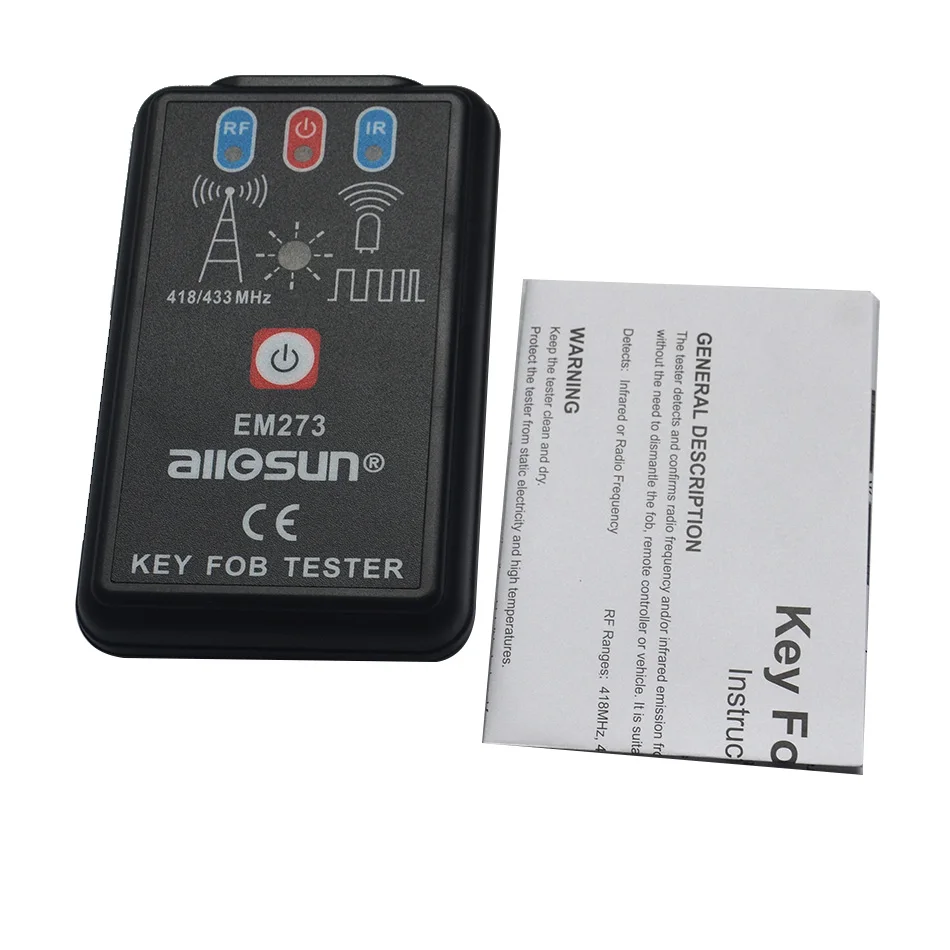 All Sun Мини цифровой автомобильный ключ тестер брелок беспроводной Радиочастотный