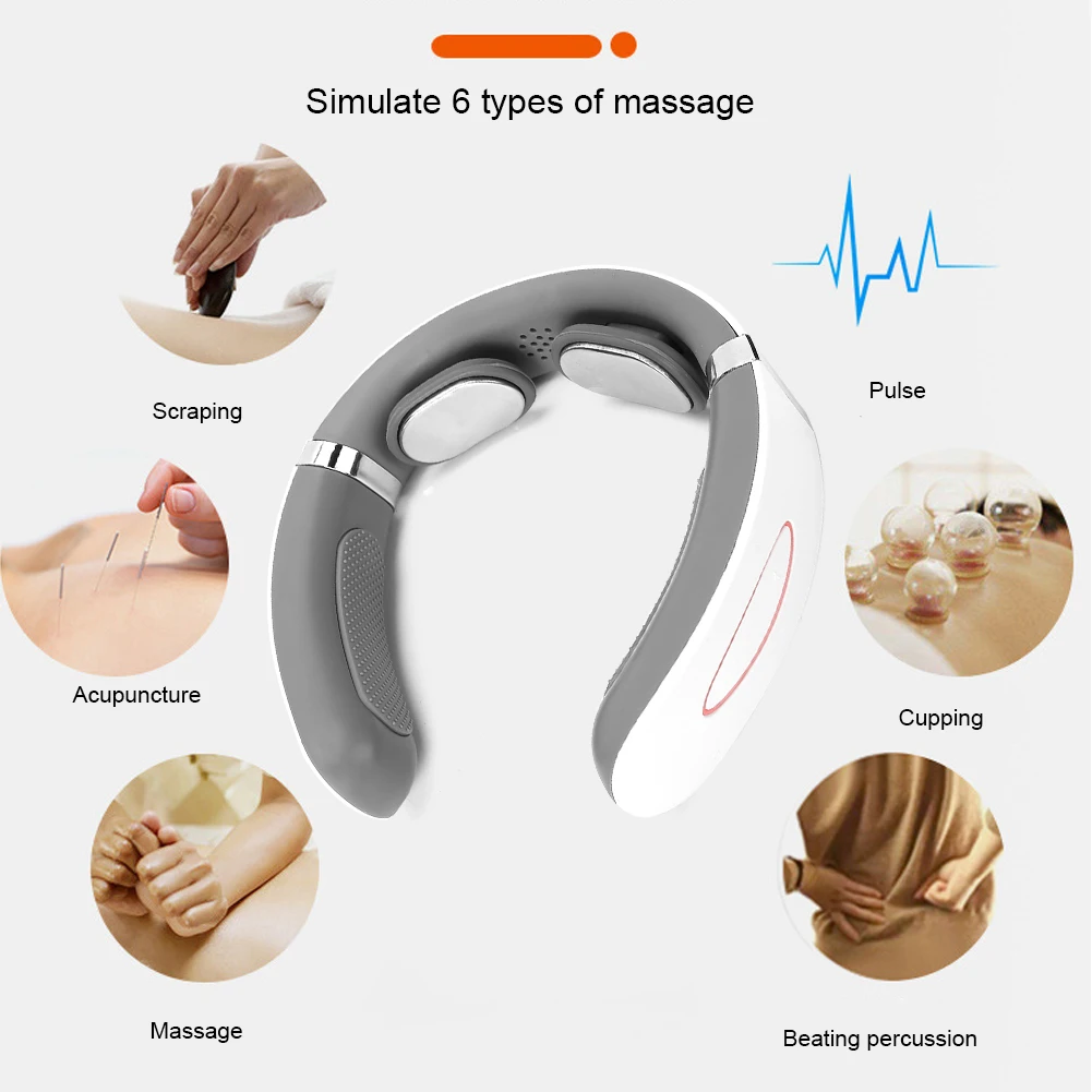 Массажер Электрический для шеи и плеч аппарат расслабления физиотерапии