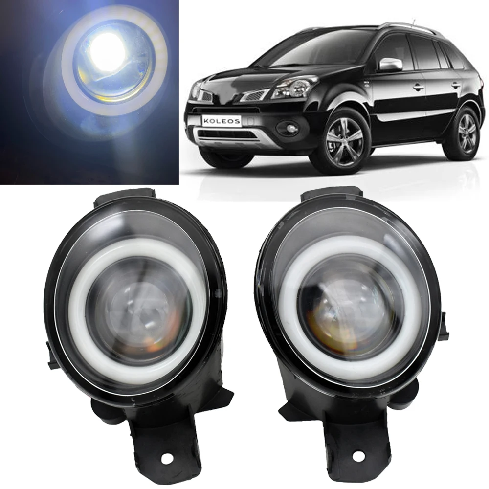 2X H11 12V For Renault Koleos (HY_) 2008 2009 2010 2011 2012-2015 Car LED Bulb Fog Light Fog Lamp Daytime Running Light