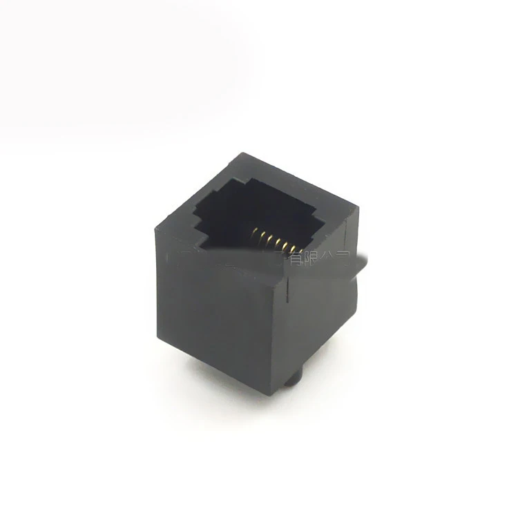 Kaufen 1000 Stücke RJ45 Stecker Vertikale 52-8P8C Weibliche Kunststoff Kabel Outlet Kunststoff Buchse RJ45 Buchse 180