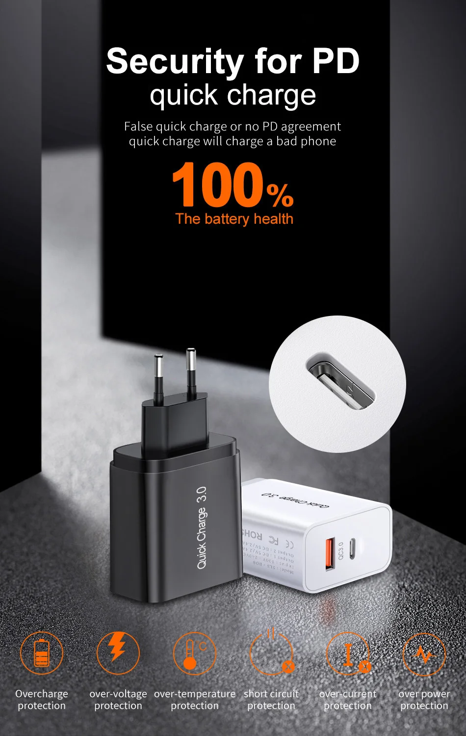 Udyr Quick Charge 4,0 3,0 36 Вт USB зарядное устройство Тип C QC 4,0 3,0 зарядное устройство для samsung S10 plus PD 3,0 быстрое зарядное устройство для iPhone 11 Pro