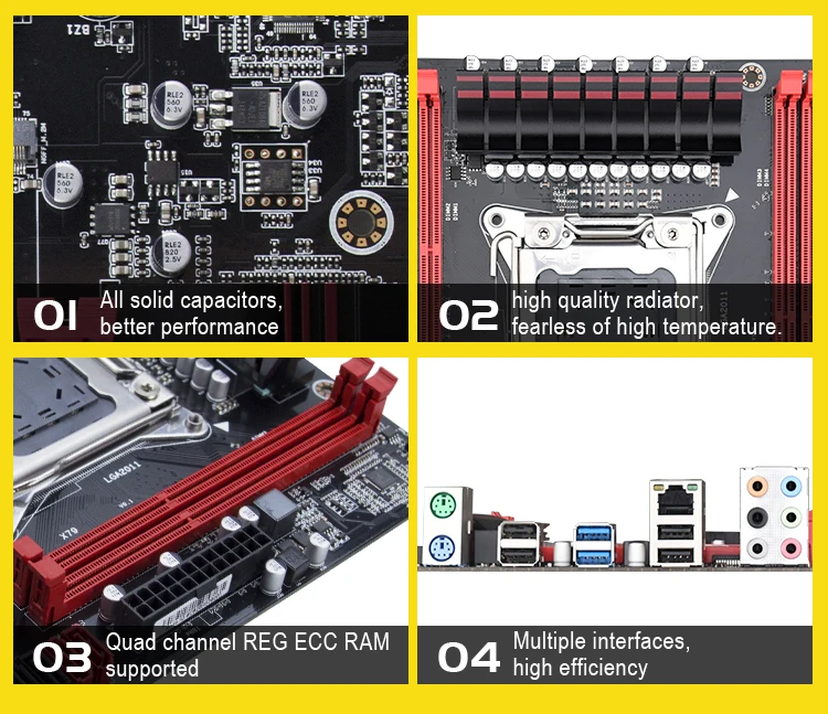 Jingsha X79 материнская плата LGA2011 ATX USB3.0 SATA3.0 PCI-E NVME M.2 SSD поддержка памяти REG ECC и процессор Xeon E5