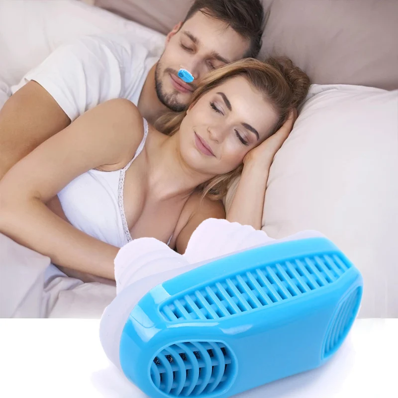 

Electric Anti Snoring Device Aid Mini Device Stopper Nose Breathing Relieve Snoring Aid Anti Snoring For Better Sleep snoring