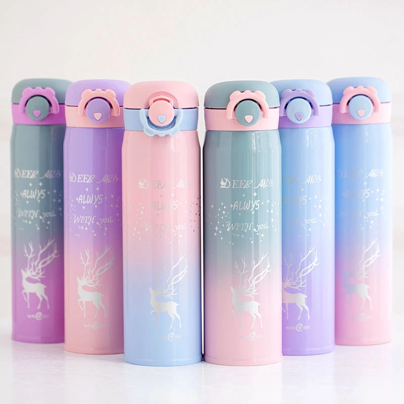 350 мл 500 Термос кружка Нержавеющая сталь вакуумной изоляцией из нержавеющей