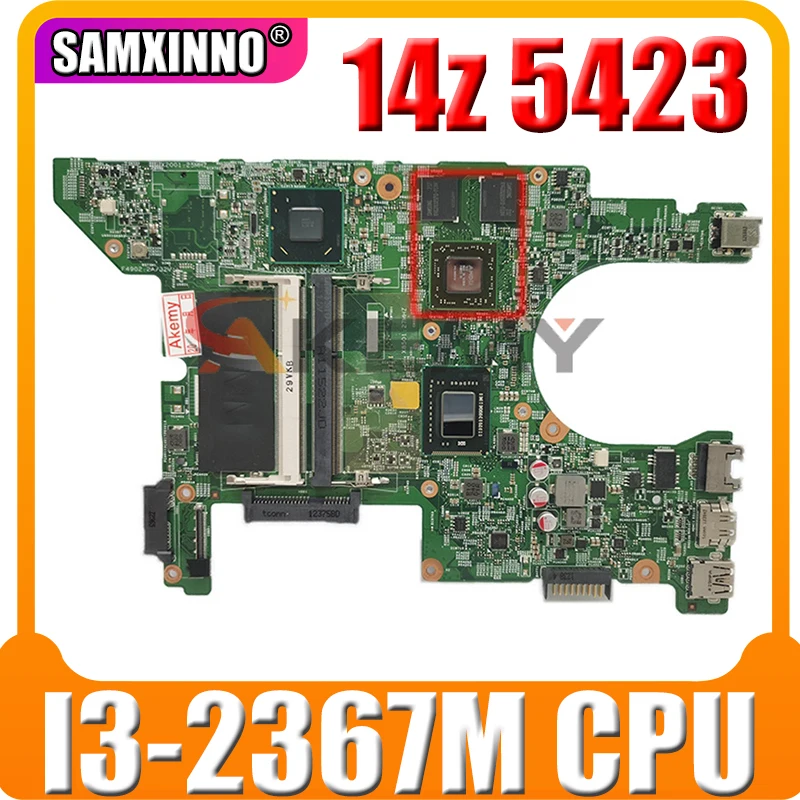 100% рабочая для Dell Inspiron 14z 5423 материнская плата CN-0KFT53 0KFT53 KFT53 11289-1 I3-2367M с графическим