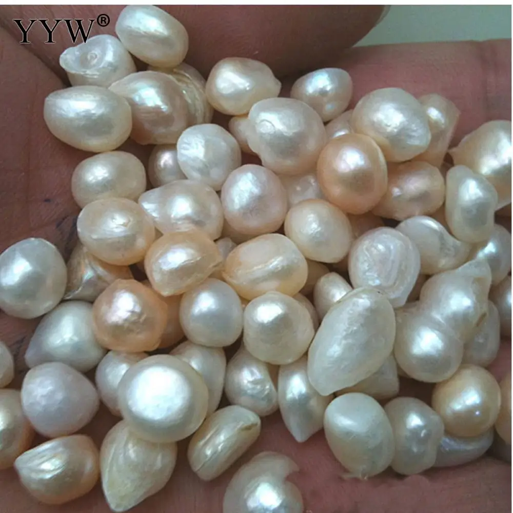 

7-9mm Natural Freshwater Pearl Loose Beads No Hole Mixed Colors Pearl Beads For Diy Jewelry Making Wholesale Accessory 500g/Bag