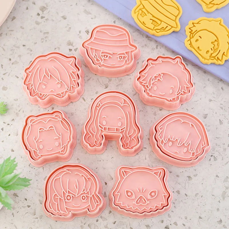 

8 шт., формочки для печенья в стиле аниме