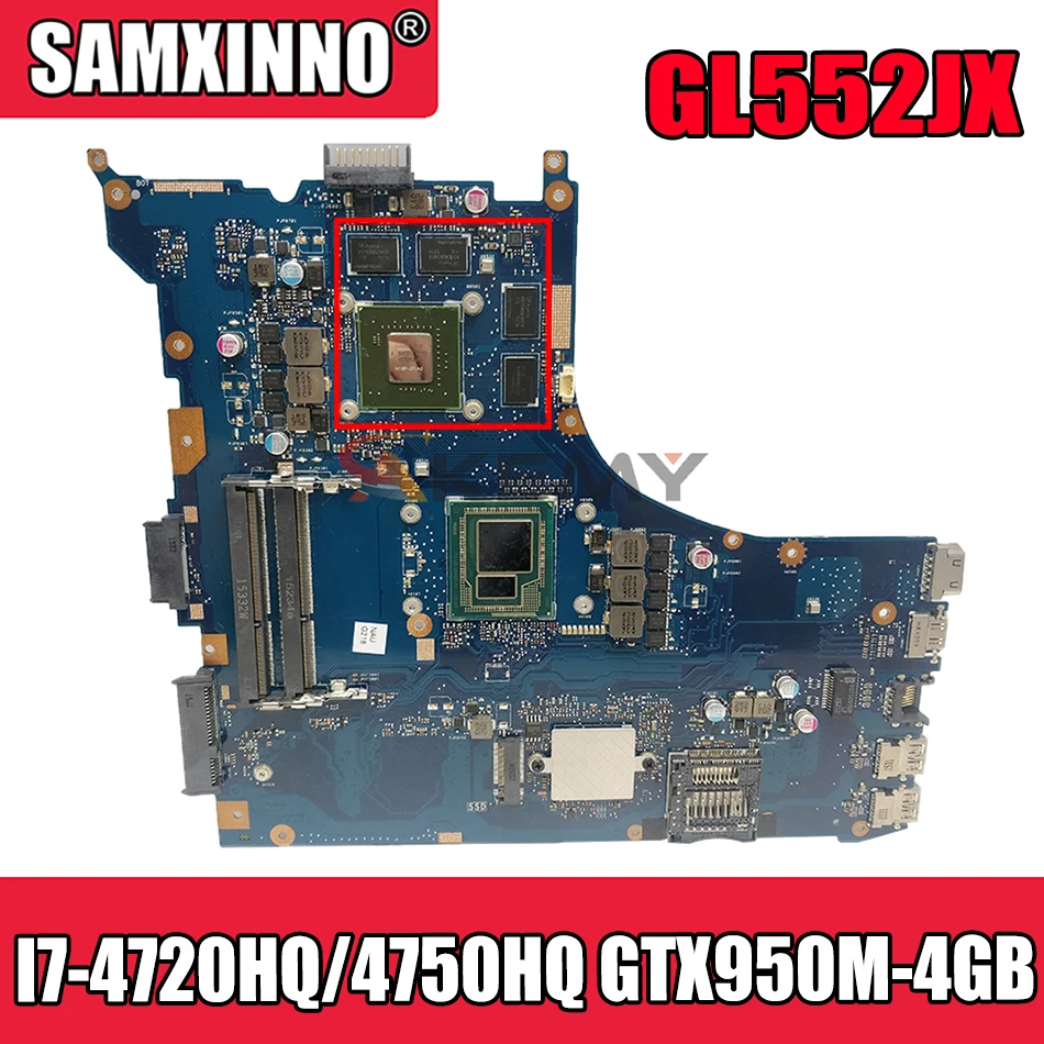 Akemy GL552JX материнская плата для ноутбука ASUS ROG GL552JK ZX50J FX-PLUS оригинальная I7-4720HQ/4750HQ