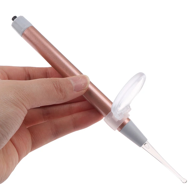 Flashlight Earpick Endoscope Penlight Cleaning Remover Light Visual Spoon With Magnifier LED Baby Ear Wax Removal Cleaner Tool