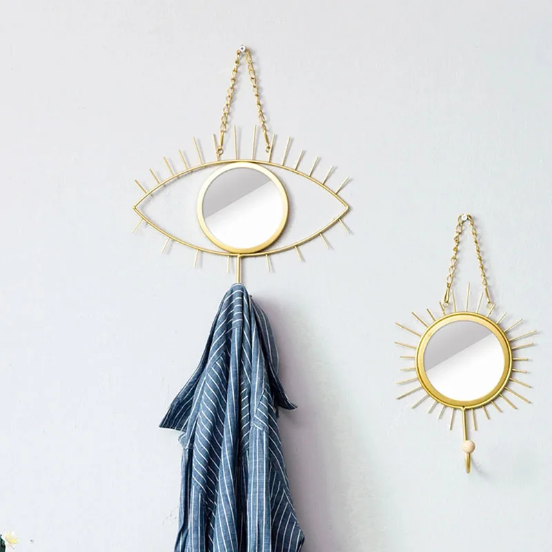 

Girl Heart French Desktop Double-sided Makeup Mirror Dormitory Rotating Princess Mirror Dressing