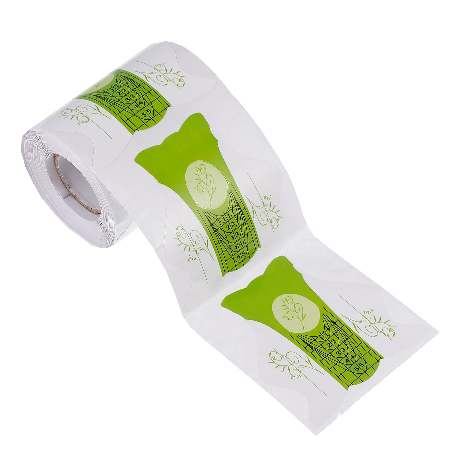 

100 шт., креативные наклейки для наращивания ногтей