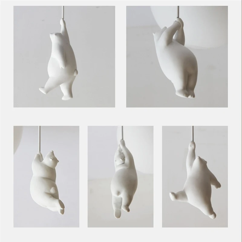 $25.70 Balloon ceiling light Children kids lamp Bedroom child ceiling lamp polar bear astronaut lamp Decor LED Baby Boys Girl Room Lamp