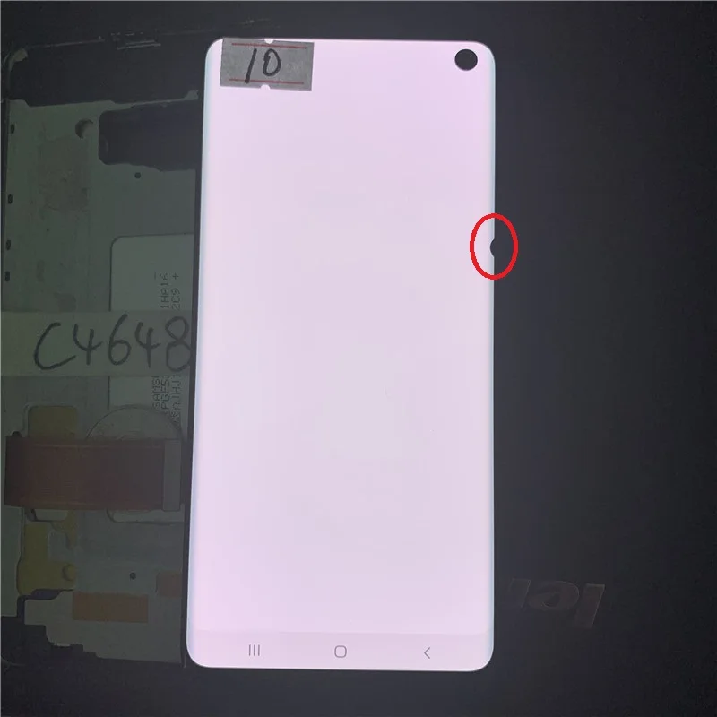 NO.10 AMOLED экран с черными точками для samsung Galaxy S10 G973U G973F G973A G973V ЖК-дисплей сенсорный экран в сборе - Цвет: NO.10