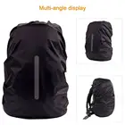 Рюкзак Светоотражающий с защитой от дождя, водонепроницаемая сумка для походов, пешего туризма, скалолазания, пылезащитный чехол для рюкзака, 25 л, 30 л, 45 л