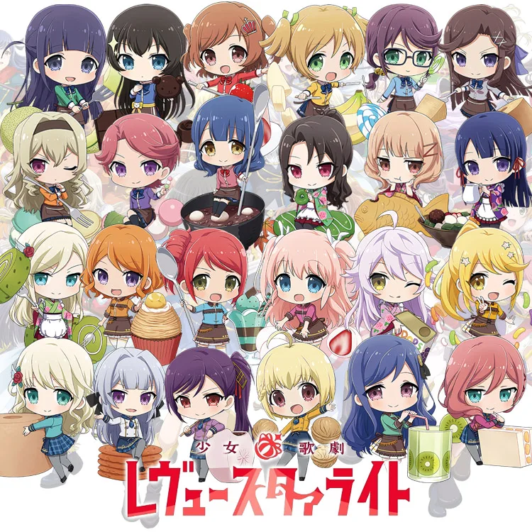 Аниме Revue Starlight Aijo Karen Kagura Hikari Tendo Maya карнавальный акриловый брелок с подвеской для
