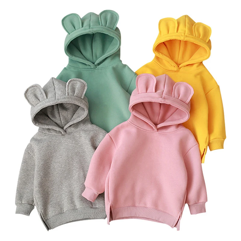 

New Style Infant Baby Boys Girls Clothes Children Kids Clothing Hooded Shirt Cute Cotton Coat Warm Long Sleeve Jacket for girls
