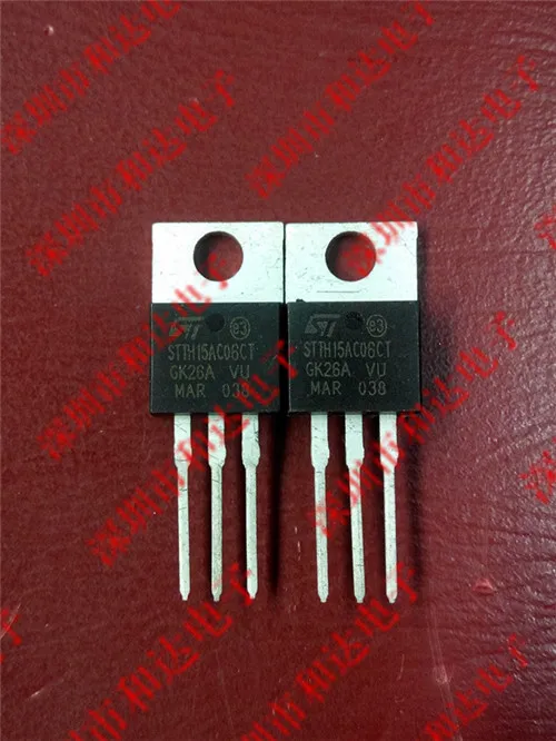 

5 шт. STTH15AC06CT TO-220