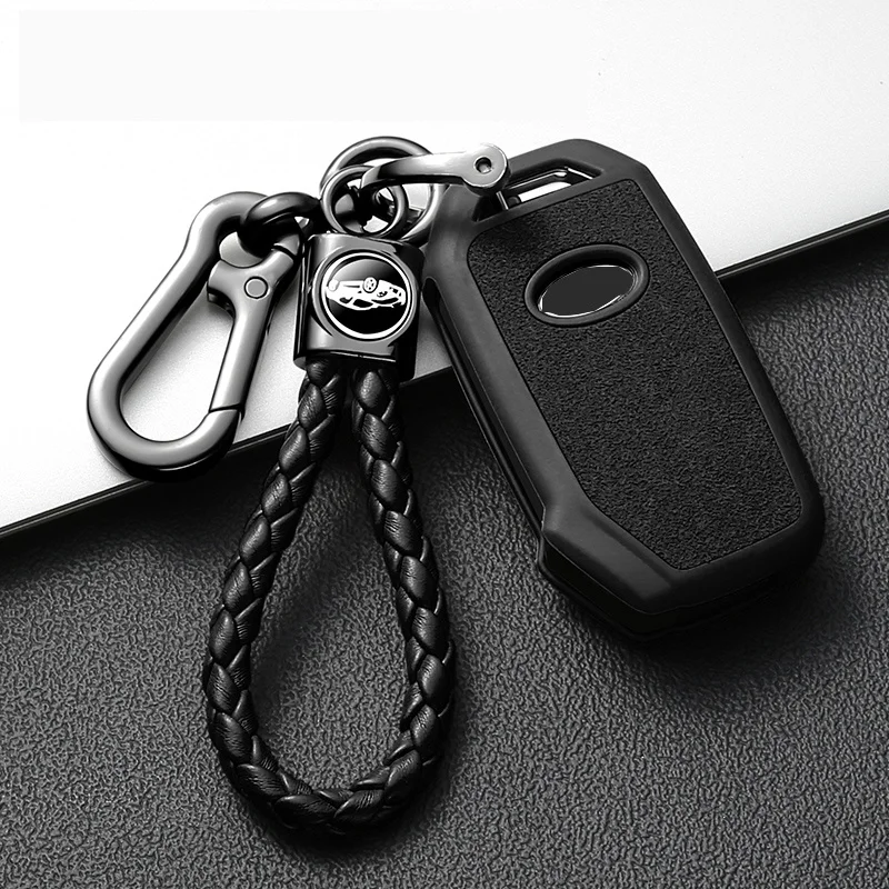 

Leaher smart car key case, Kia Sportage key chain accessories ceed Sorento Cerato Forte 2017 2018 2019