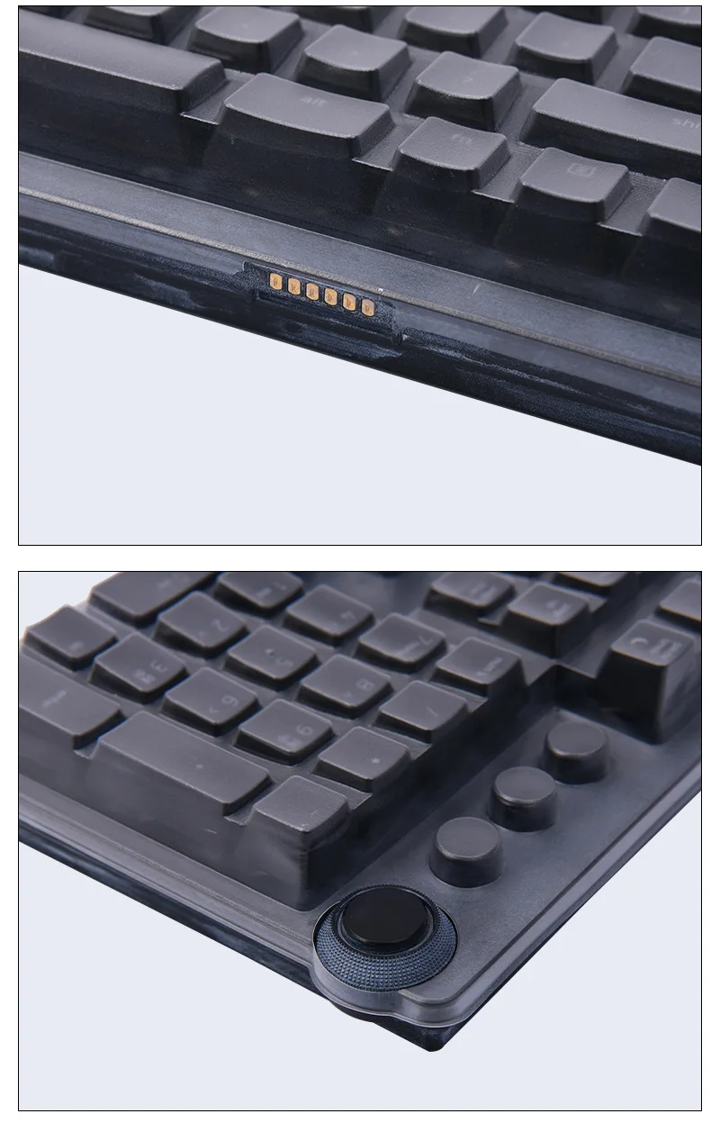 Прозрачная термополиуретановая Защитная пленка для клавиатуры Razer blackтна V3 Pro