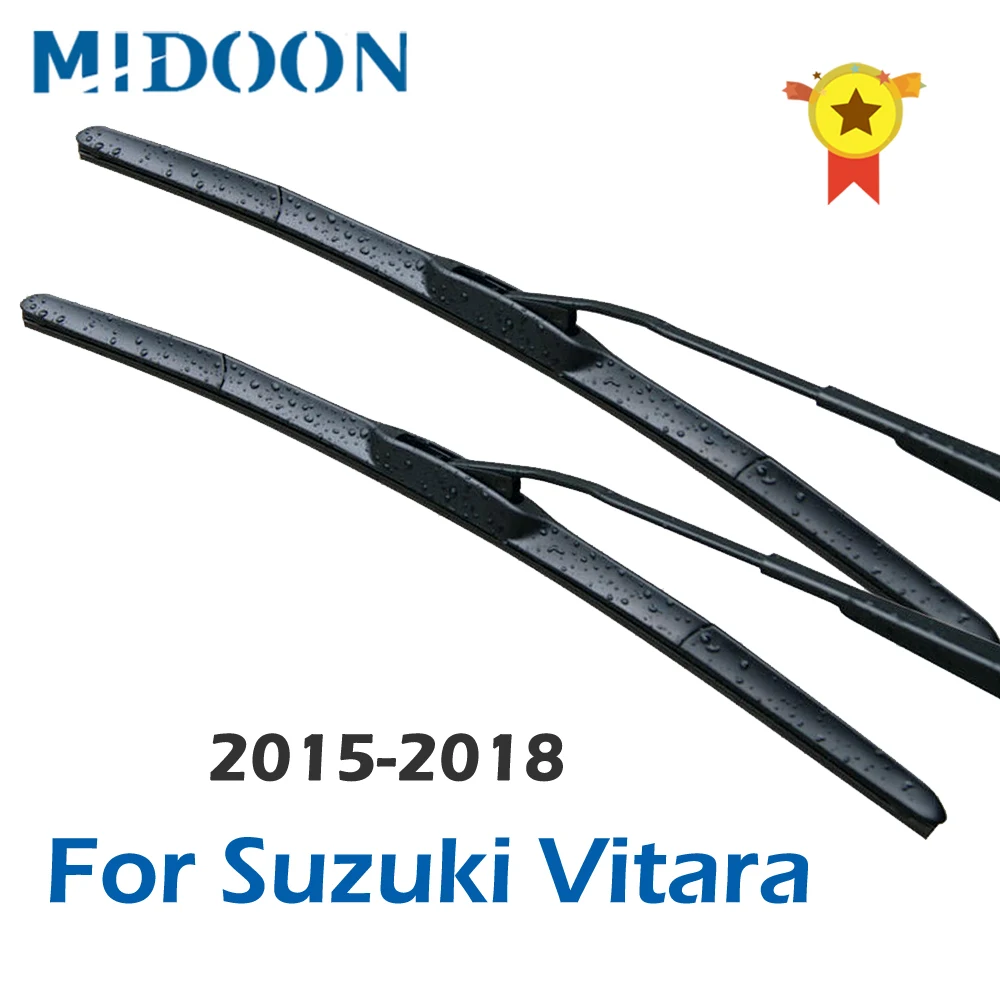 MIDOON щетки стеклоочистителя гибридная для Suzuki Vitara Fit крюк оружия 2015 2016 2017
