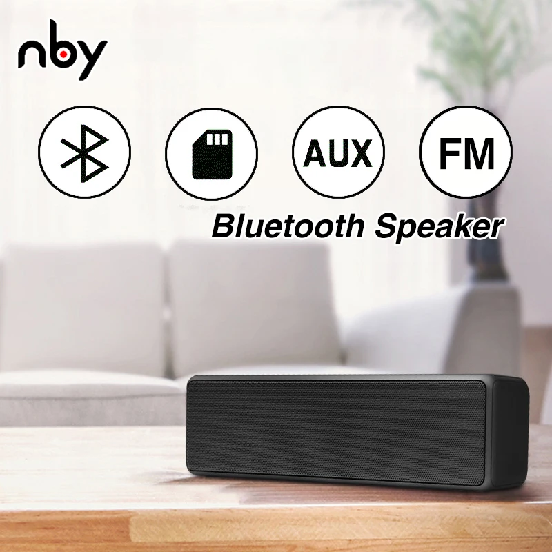 Nby 5510 портативный Bluetooth динамик 10 Вт беспроводной уличный громкий 3D стерео