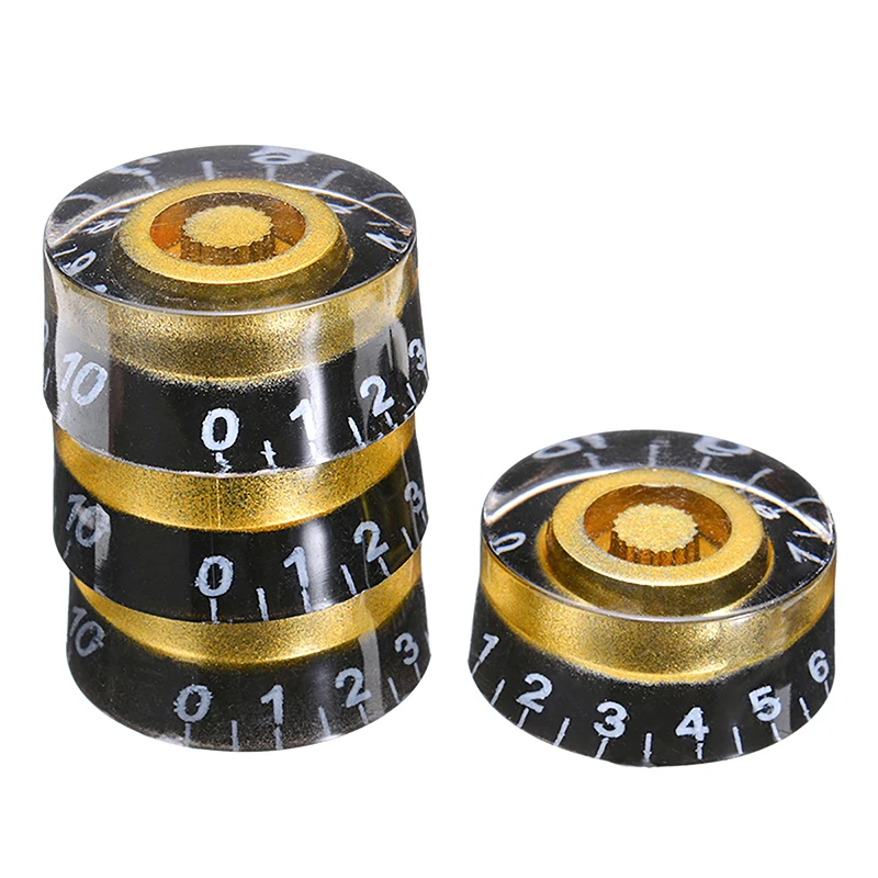 4 teilesatz tragbare geschwindigkeit volume tone control knöpfe acryl geschwindigkeit knob für gibson les paul e gitarre zubehör free