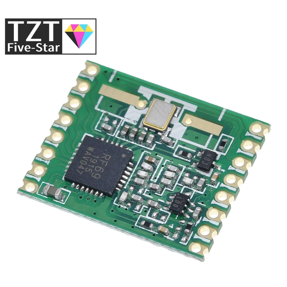 Модуль беспроводного приемопередатчика TZT RFM69HW 868 МГц/433 МГц/915 МГц + 20 дБм HopeRF 868S2