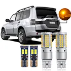 Для Mitsubishi Outlander 2014, 2015, 2016, 2017, 2018, 2019, 2020, 2021, светодиодные лампы, внешние лампы для указателей поворота, резервные лампы Canbus