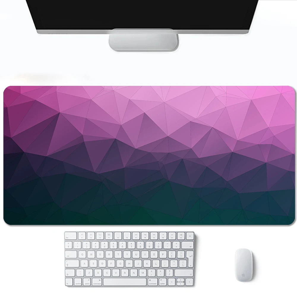 

70x30cm Large Geometric Mouse Gamer Pad Custom Natural Rubber Gaming Mousepad Lockedge DIY Design XL Soft Comfort Pad for Mouse