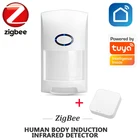 Смарт Zigbee движения PIR Сенсор человеческого тела Сенсор детектор домашней сигнализации Системы Smart движения PIR Сенсор Tuya Smart Life горячая распродажа