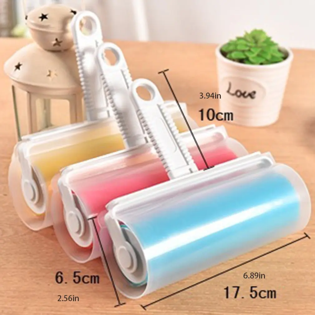 

Portable Washable Sticky Dust Hair Removal Carpet Cleaning Brush Fluff Cleaner Sticky Wool Picker Lint Roller